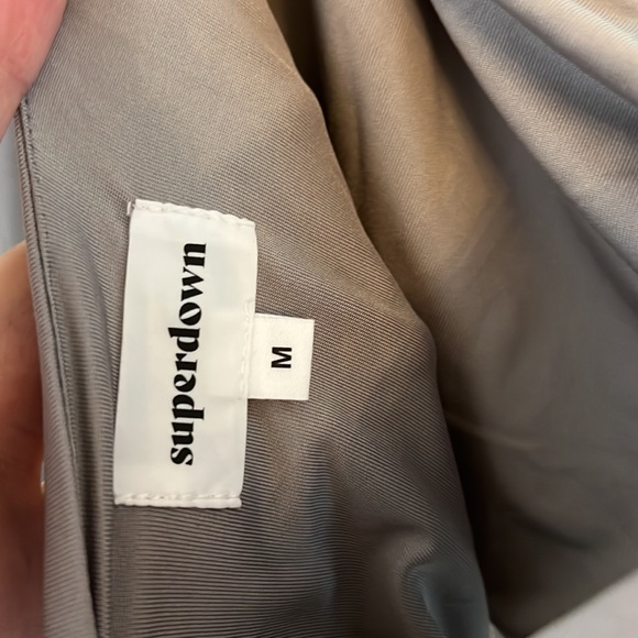 Superdown Erla Cutout Maxi Dress in Light Grey - Picture 9 of 11